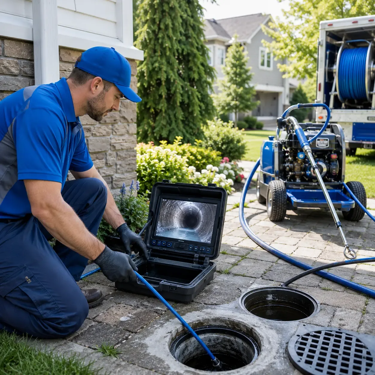 Outdoor drain cleaning professionals serving Deer Park, NY