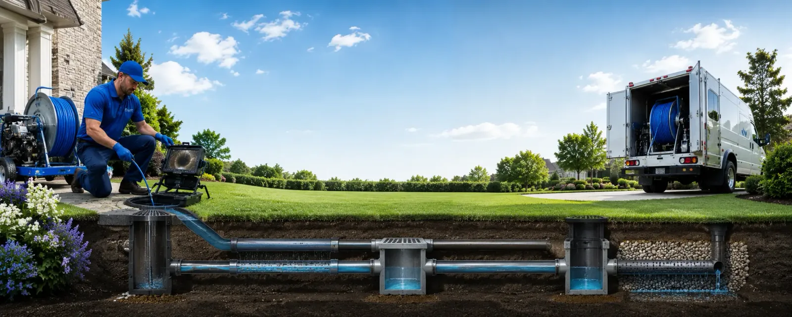 Outdoor drain cleaning information for Deer Park, NY